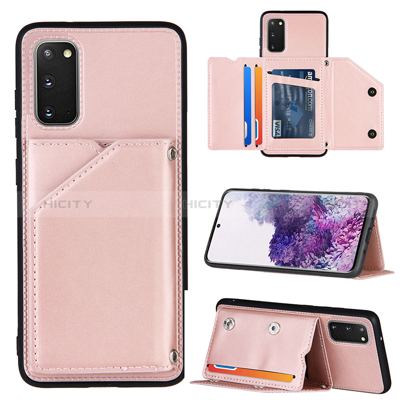 Funda Lujo Cuero Carcasa Y04B para Samsung Galaxy S20 5G