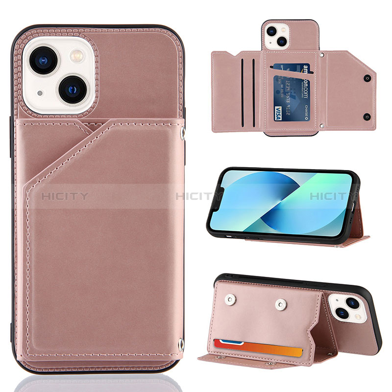 Funda Lujo Cuero Carcasa Y05B para Apple iPhone 14 Plus