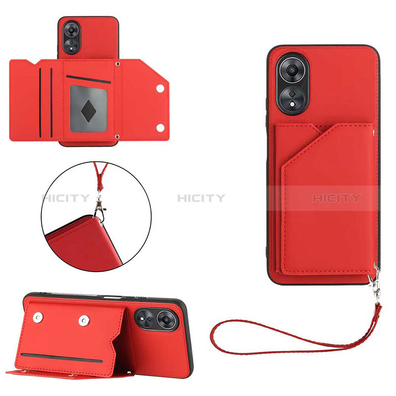 Funda Lujo Cuero Carcasa YB2 para Oppo A17