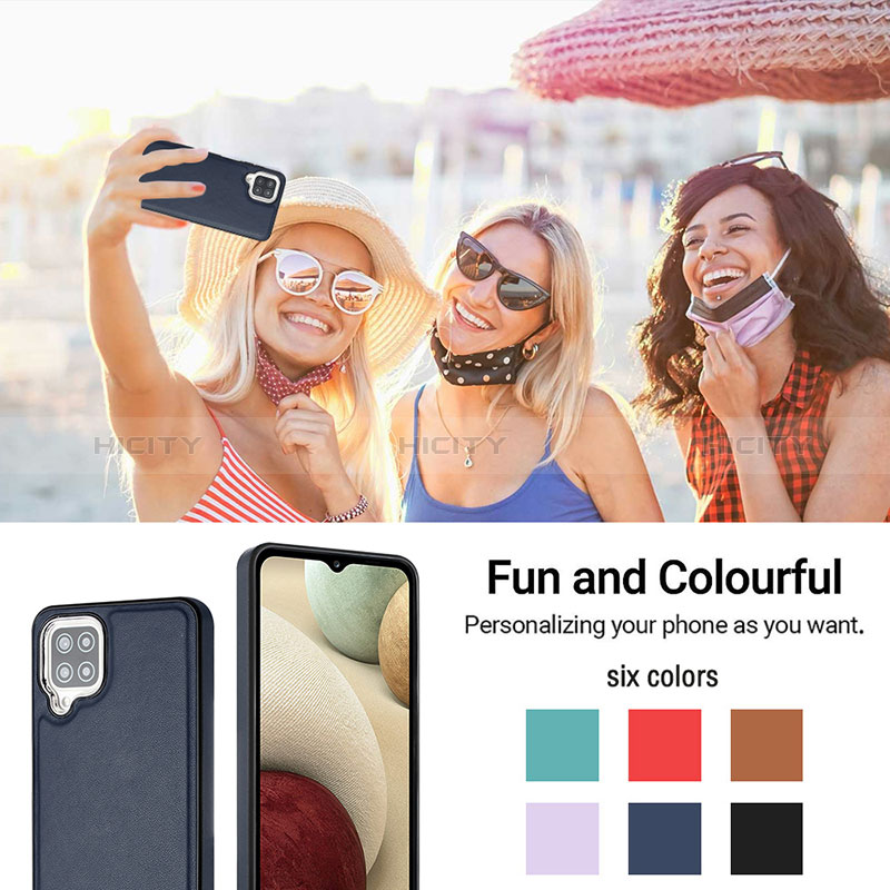 Funda Lujo Cuero Carcasa YB3 para Samsung Galaxy M12