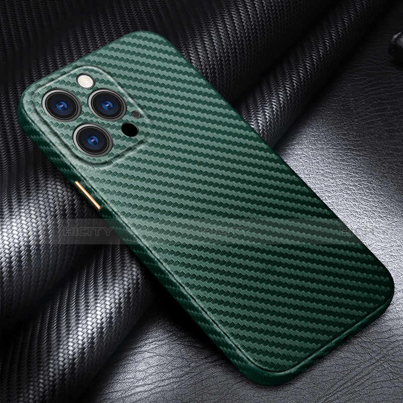 Funda Lujo Fibra de Carbon Carcasa Twill C01 para Apple iPhone 13 Pro