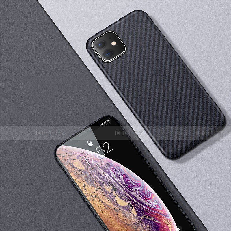 Funda Lujo Fibra de Carbon Carcasa Twill para Apple iPhone 11