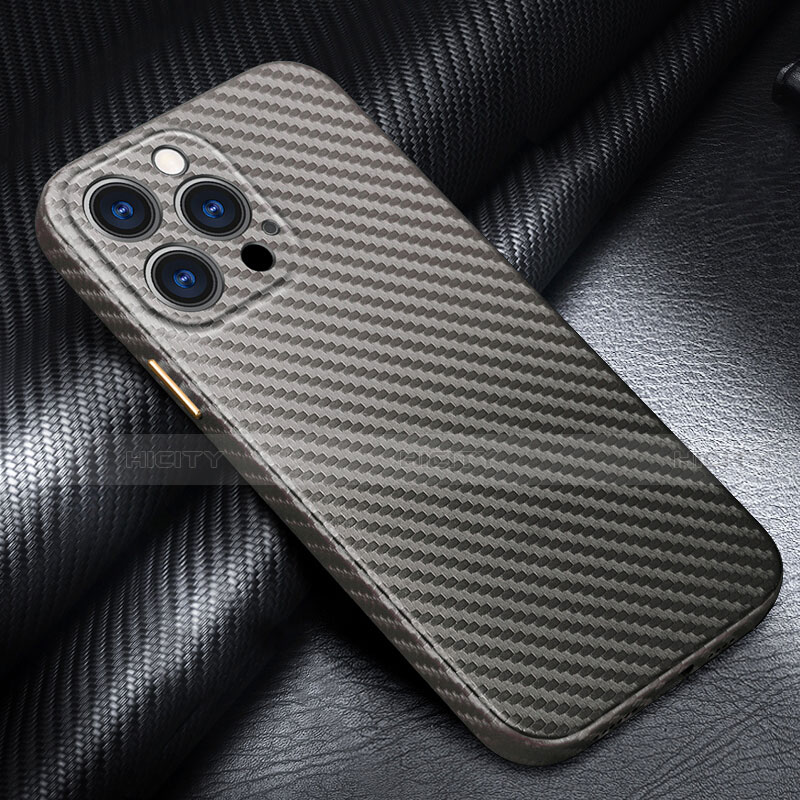 Funda Lujo Fibra de Carbon Carcasa Twill para Apple iPhone 13 Pro