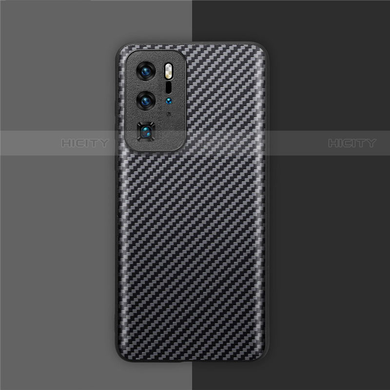 Funda Lujo Fibra de Carbon Carcasa Twill para Huawei P40 Pro