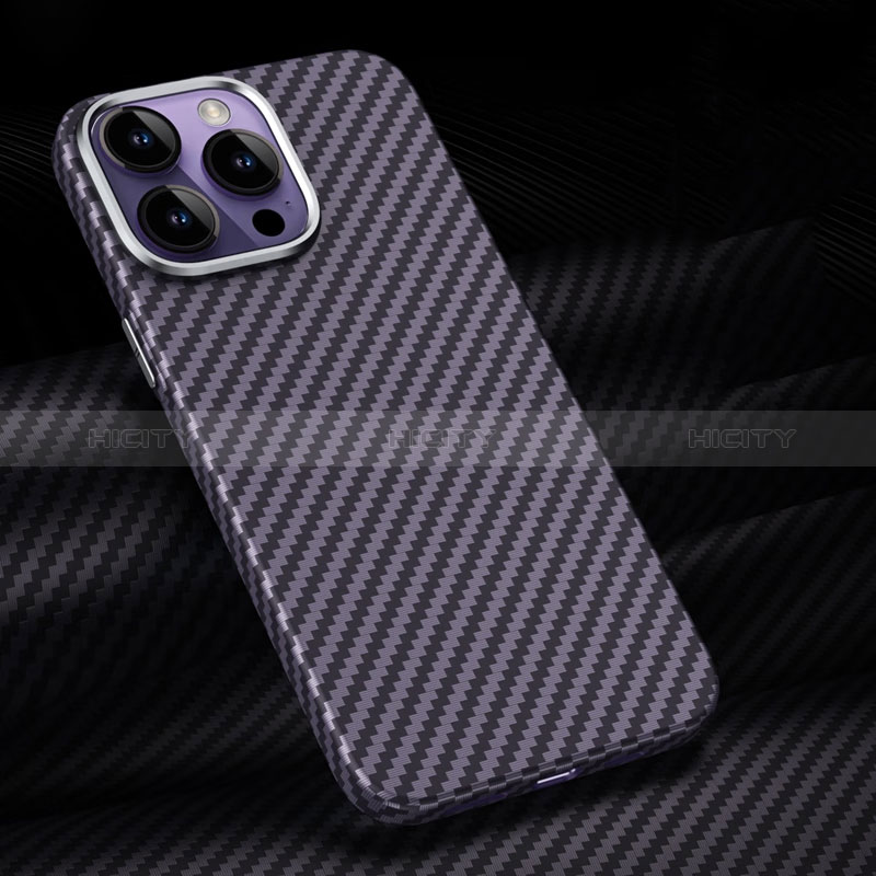 Funda Lujo Fibra de Carbon Carcasa Twill T01 para Apple iPhone 14 Pro