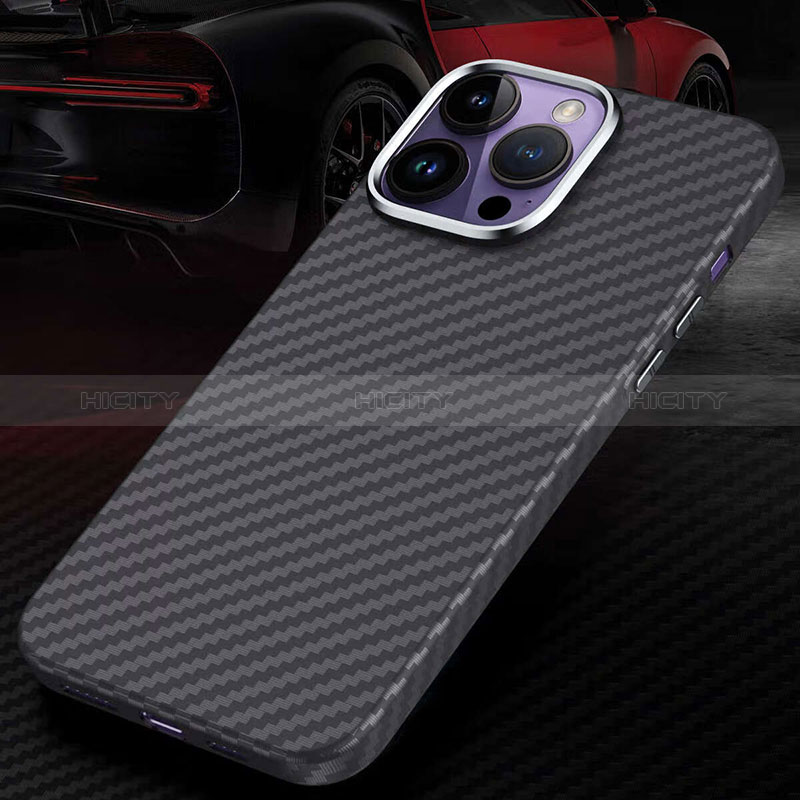 Funda Lujo Fibra de Carbon Carcasa Twill T01 para Apple iPhone 14 Pro