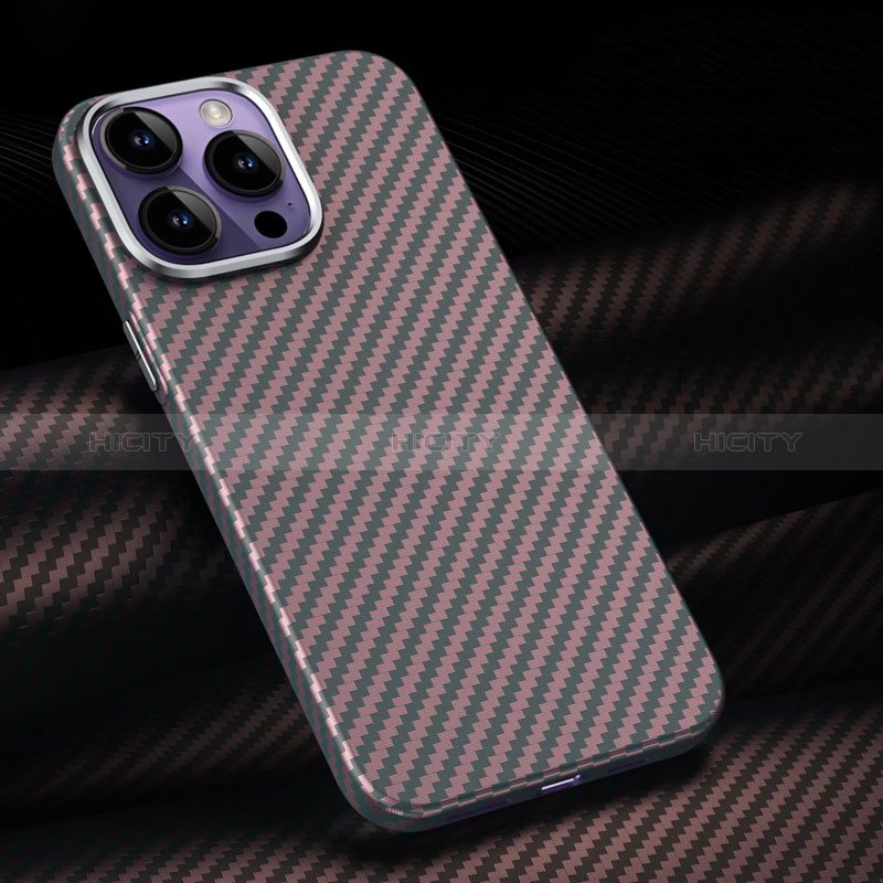 Funda Lujo Fibra de Carbon Carcasa Twill T01 para Apple iPhone 14 Pro Max