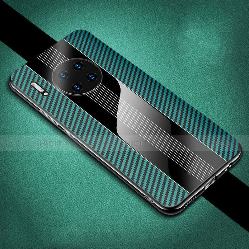 Funda Lujo Fibra de Carbon Carcasa Twill T01 para Huawei Mate 30 Pro 5G