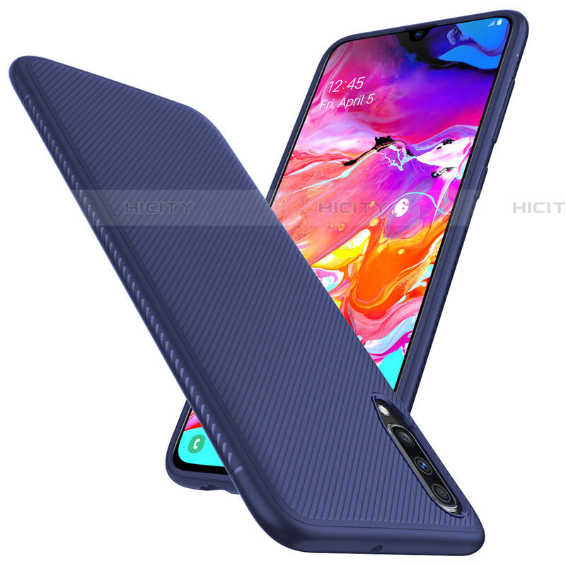 Funda Lujo Fibra de Carbon Carcasa Twill T02 para Samsung Galaxy A70S