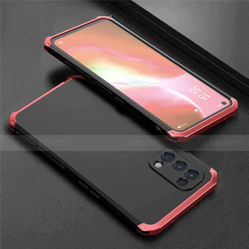 Funda Lujo Marco de Aluminio Carcasa 360 Grados M02 para Oppo Find X3 Lite 5G