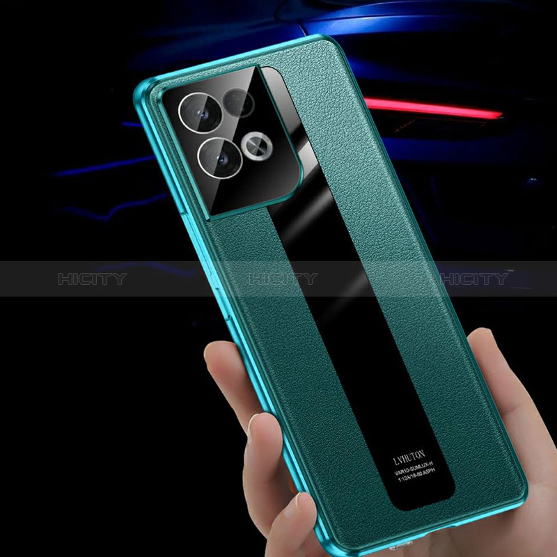 Funda Lujo Marco de Aluminio Carcasa 360 Grados P01 para Oppo Reno9 Pro+ Plus 5G