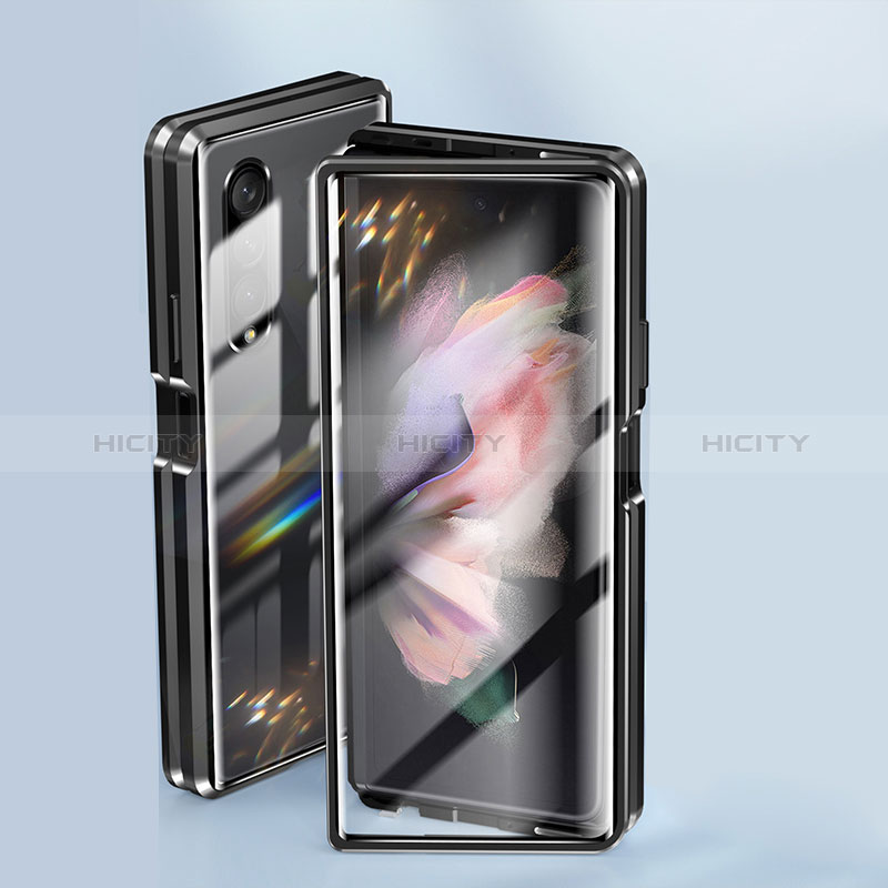 Funda Lujo Marco de Aluminio Carcasa 360 Grados P02 para Samsung Galaxy Z Fold3 5G