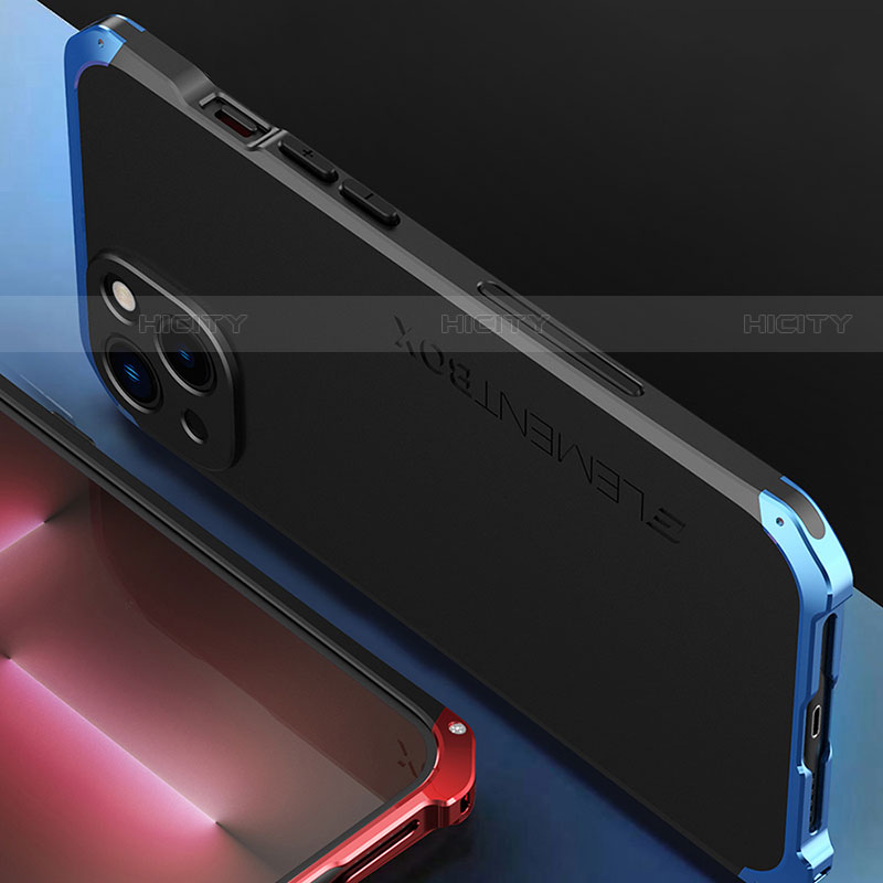 Funda Lujo Marco de Aluminio Carcasa 360 Grados para Apple iPhone 14