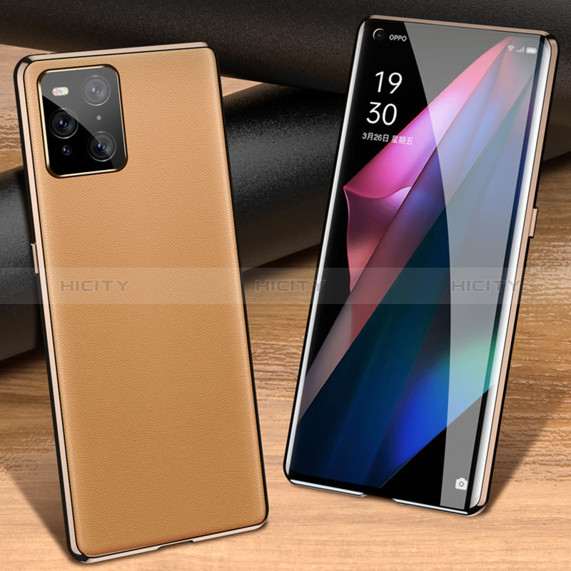 Funda Lujo Marco de Aluminio Carcasa 360 Grados para Oppo Find X3 5G