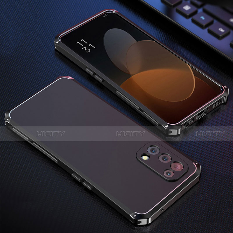 Funda Lujo Marco de Aluminio Carcasa 360 Grados para Oppo Find X3 Lite 5G