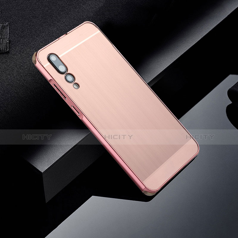 Funda Lujo Marco de Aluminio Carcasa A01 para Huawei P20 Pro