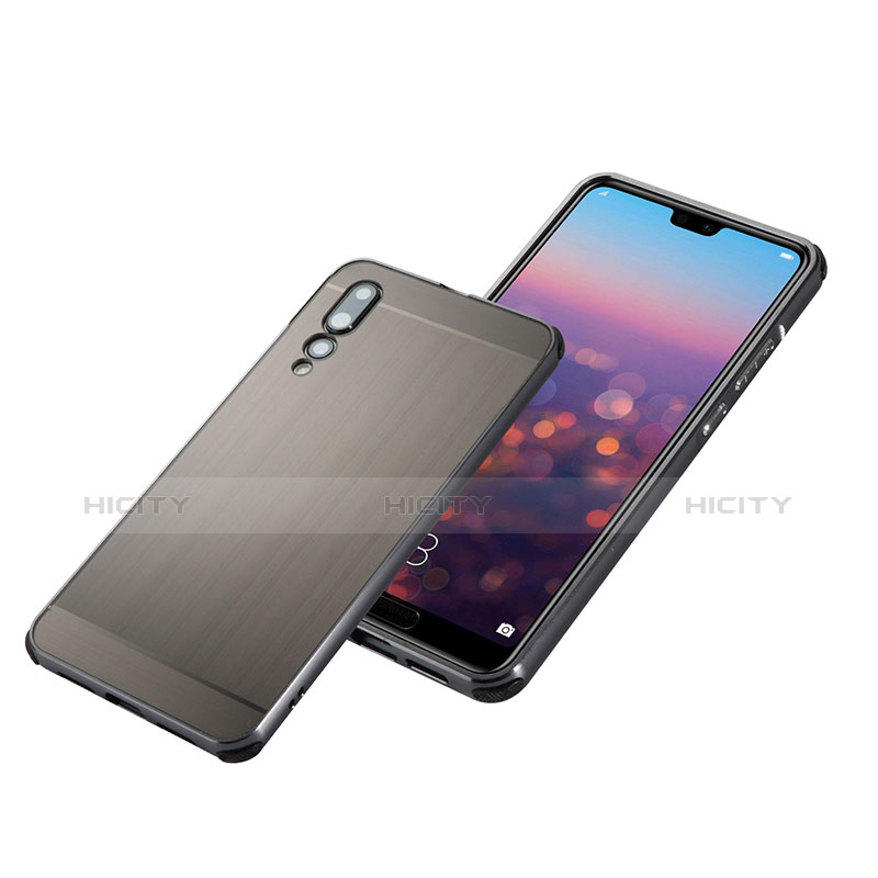 Funda Lujo Marco de Aluminio Carcasa A01 para Huawei P20 Pro