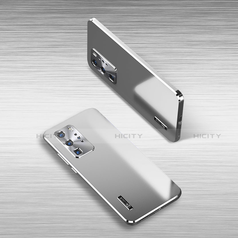 Funda Lujo Marco de Aluminio Carcasa A01 para Huawei P40 Pro