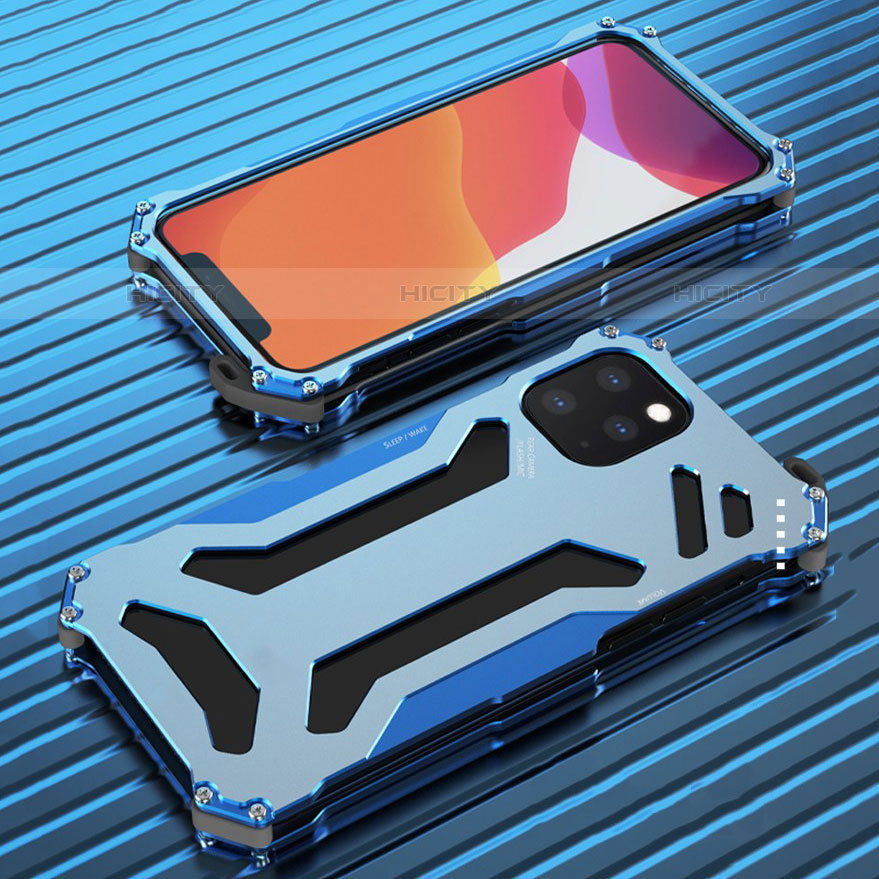 Funda Lujo Marco de Aluminio Carcasa M01 para Apple iPhone 11 Pro Max