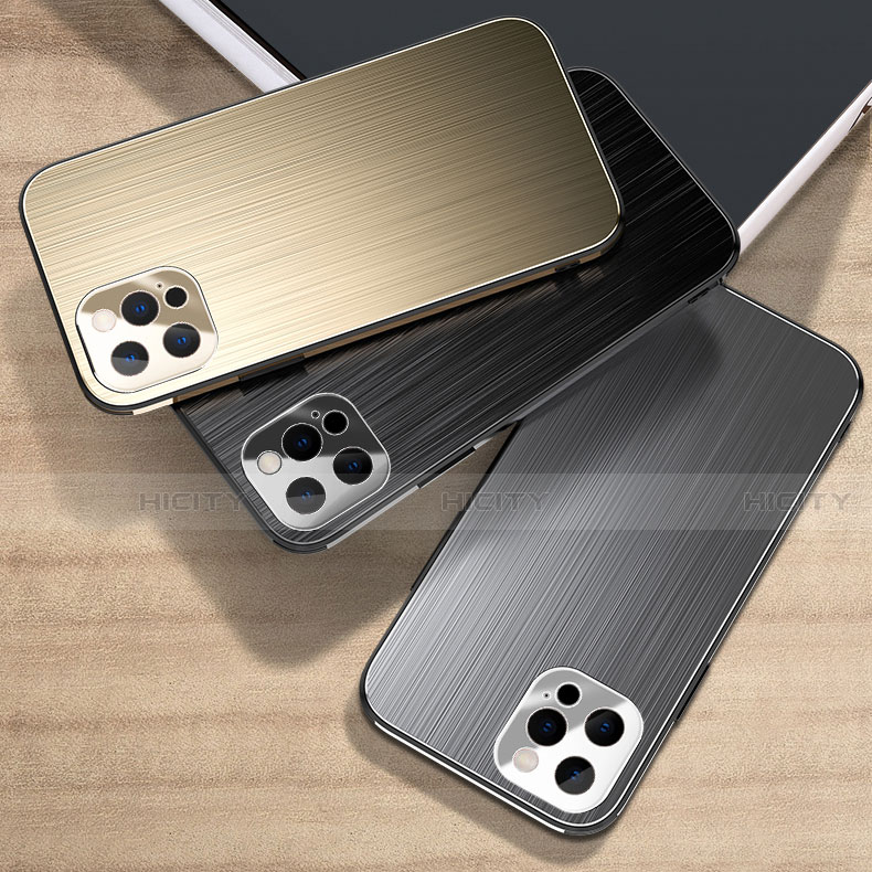 Funda Lujo Marco de Aluminio Carcasa M01 para Apple iPhone 13 Pro Max