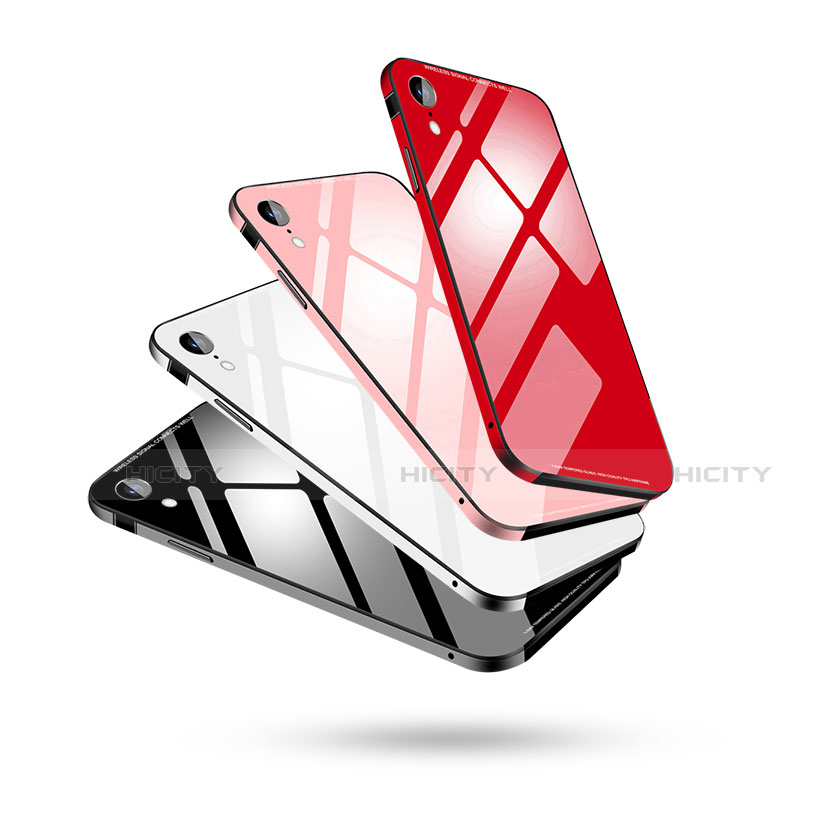 Funda Lujo Marco de Aluminio Carcasa M01 para Apple iPhone XR