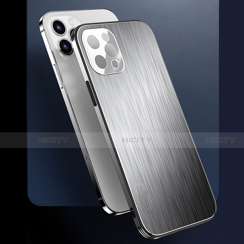 Funda Lujo Marco de Aluminio Carcasa M02 para Apple iPhone 13 Pro Max