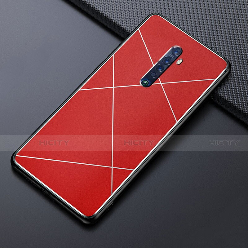 Funda Lujo Marco de Aluminio Carcasa M02 para Oppo Reno2