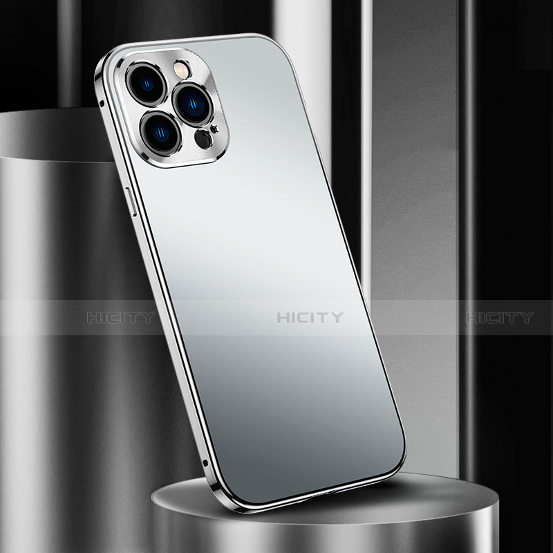 Funda Lujo Marco de Aluminio Carcasa M03 para Apple iPhone 13 Pro Max