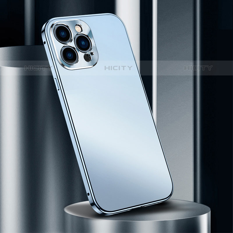 Funda Lujo Marco de Aluminio Carcasa M03 para Apple iPhone 15 Pro
