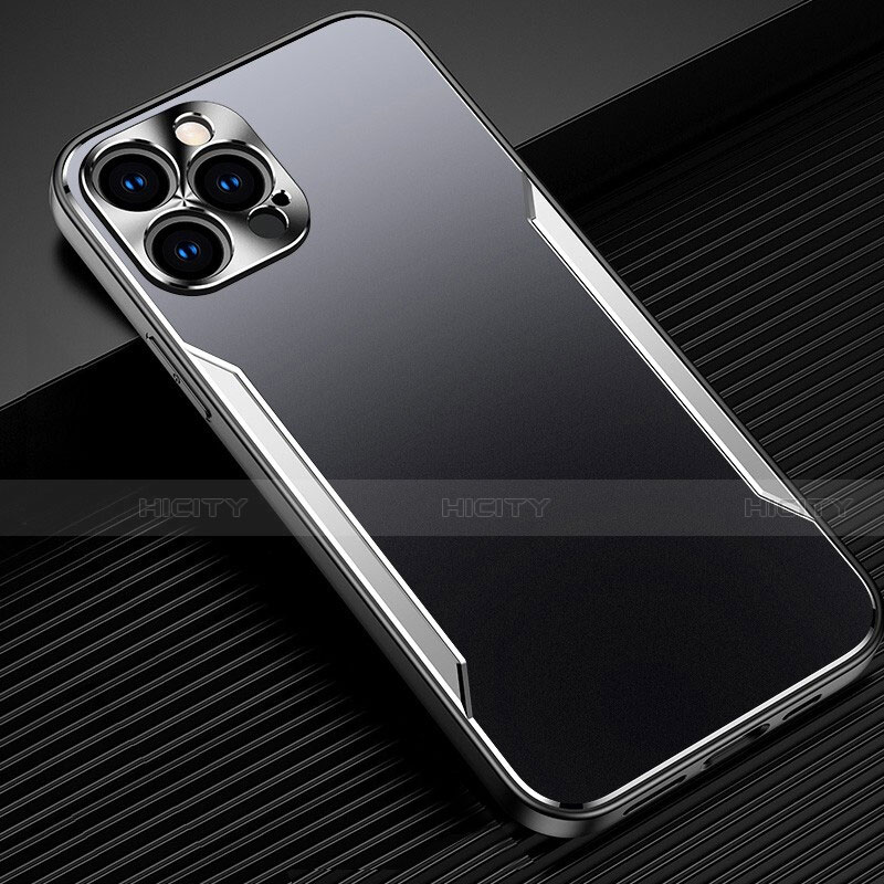 Funda Lujo Marco de Aluminio Carcasa M05 para Apple iPhone 13 Pro Max