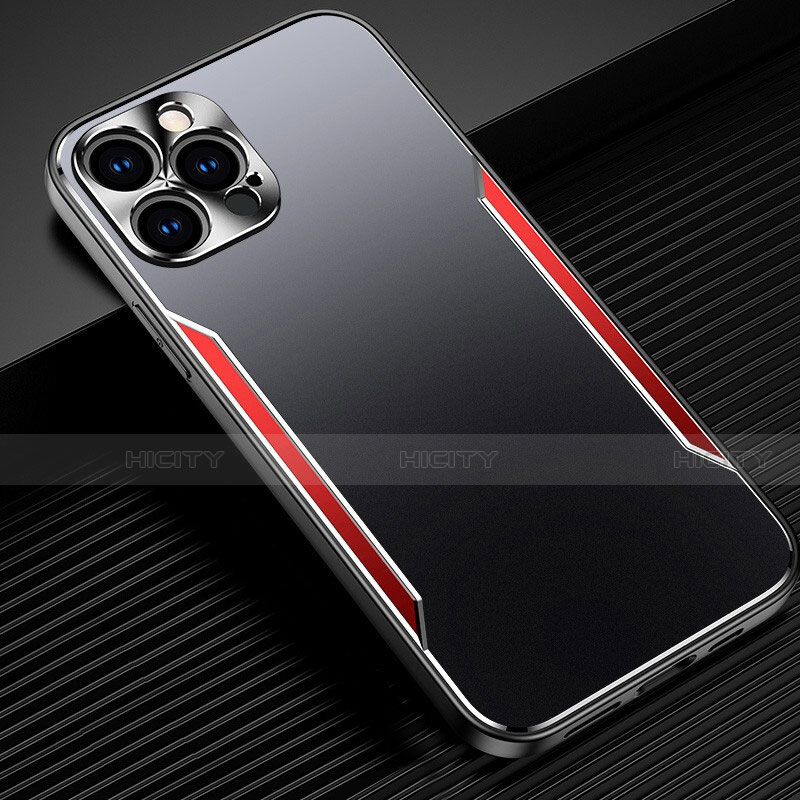 Funda Lujo Marco de Aluminio Carcasa M05 para Apple iPhone 13 Pro Max