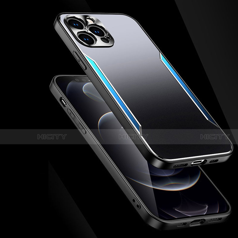 Funda Lujo Marco de Aluminio Carcasa M05 para Apple iPhone 13 Pro Max