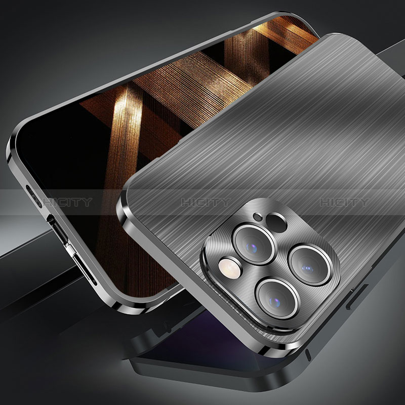 Funda Lujo Marco de Aluminio Carcasa M06 para Apple iPhone 14 Pro Max