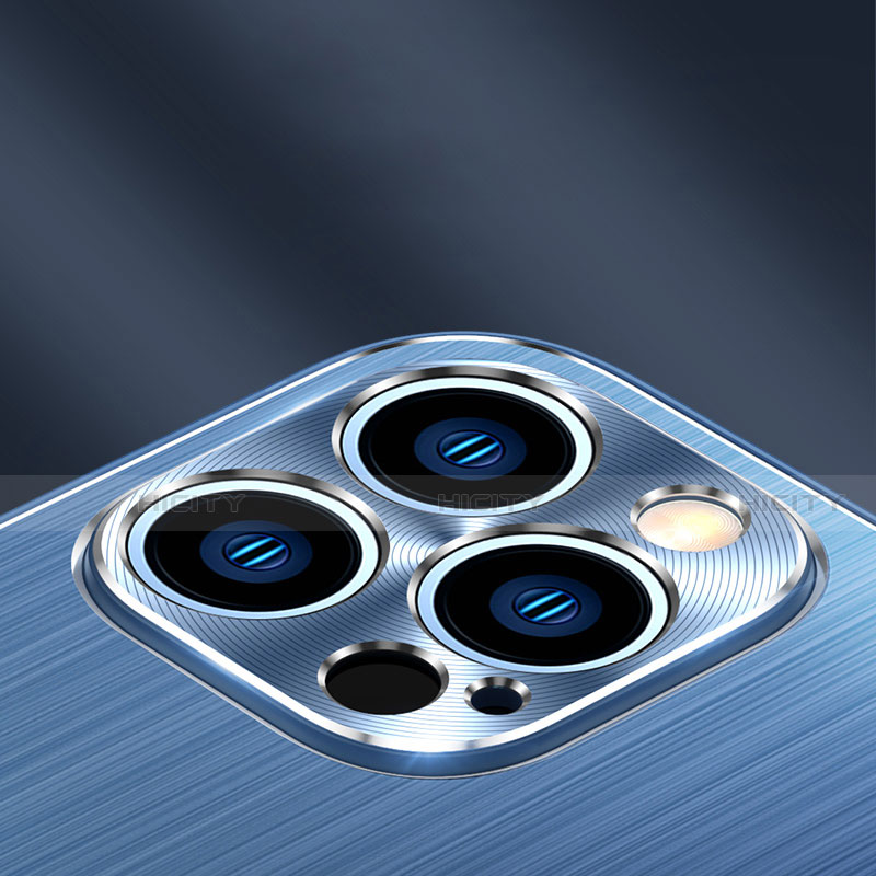 Funda Lujo Marco de Aluminio Carcasa M09 para Apple iPhone 13 Pro Max