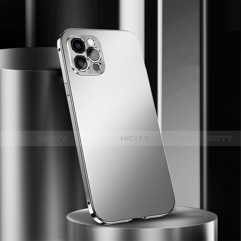 Funda Lujo Marco de Aluminio Carcasa N02 para Apple iPhone 12 Pro Max