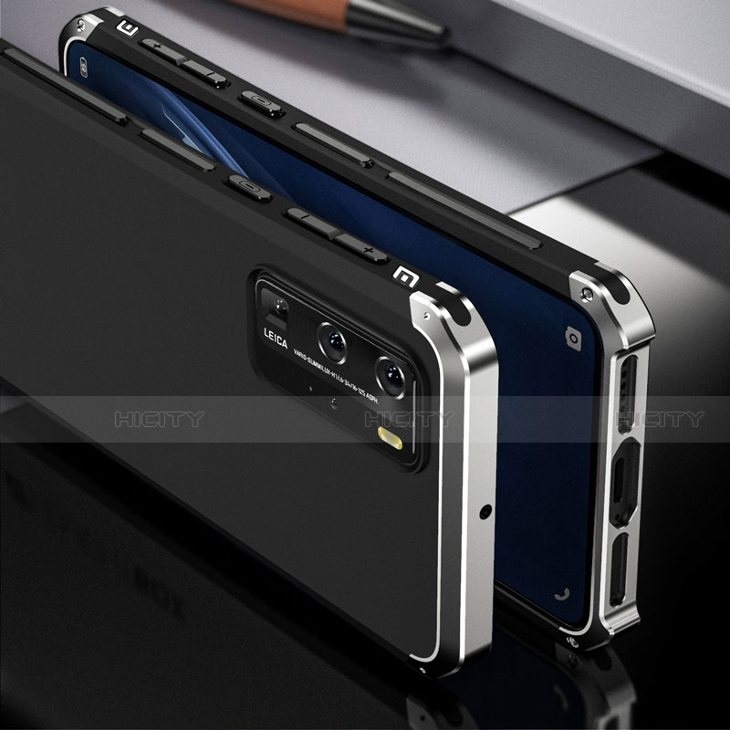Funda Lujo Marco de Aluminio Carcasa N02 para Huawei P40 Pro