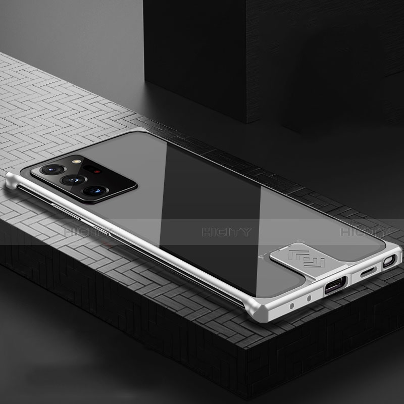 Funda Lujo Marco de Aluminio Carcasa N04 para Samsung Galaxy Note 20 Ultra 5G