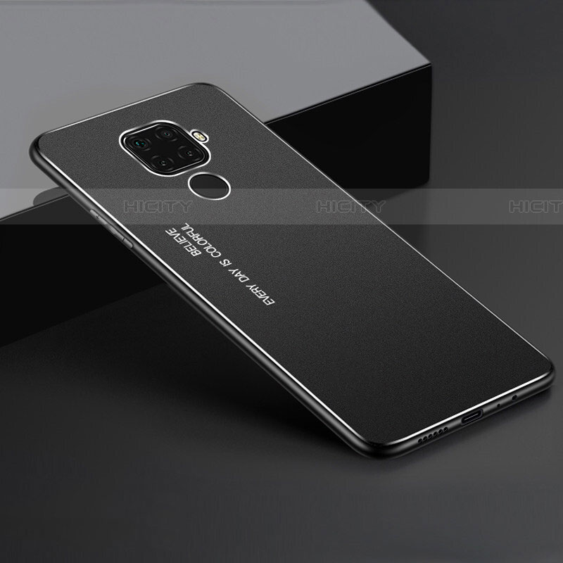 Funda Lujo Marco de Aluminio Carcasa para Huawei Nova 5z Negro