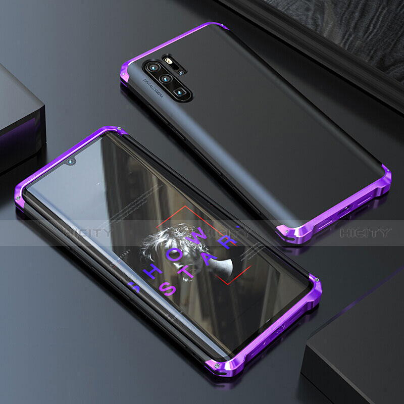 Funda Lujo Marco de Aluminio Carcasa para Huawei P30 Pro