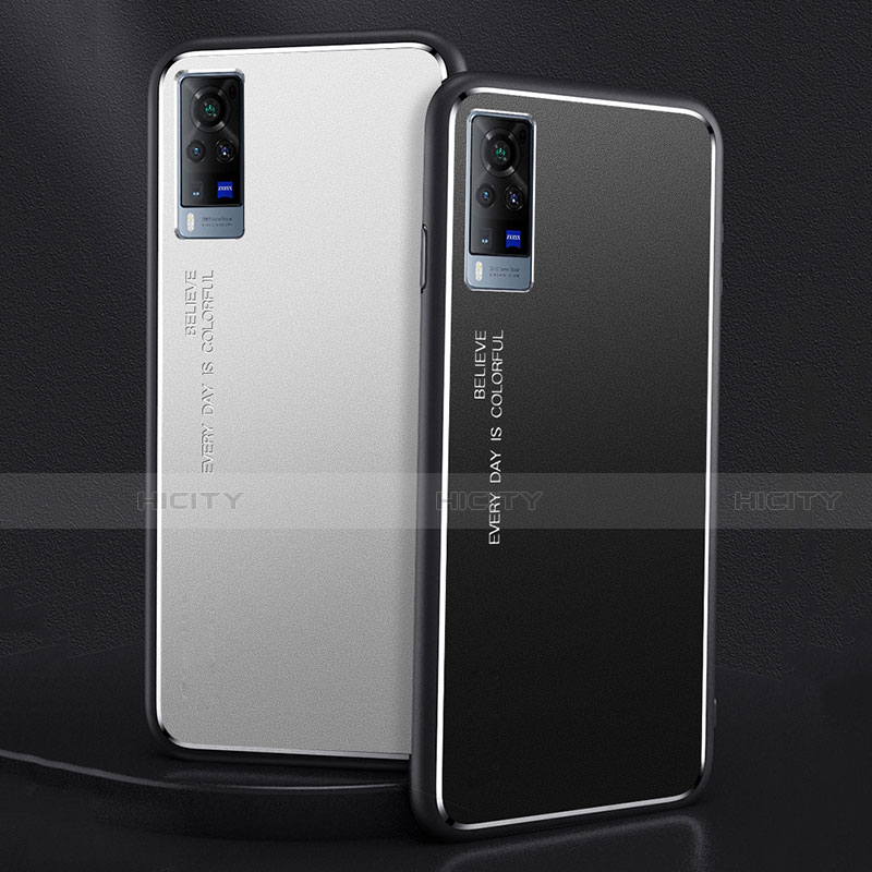 Funda Lujo Marco de Aluminio Carcasa para Vivo X60 Pro 5G