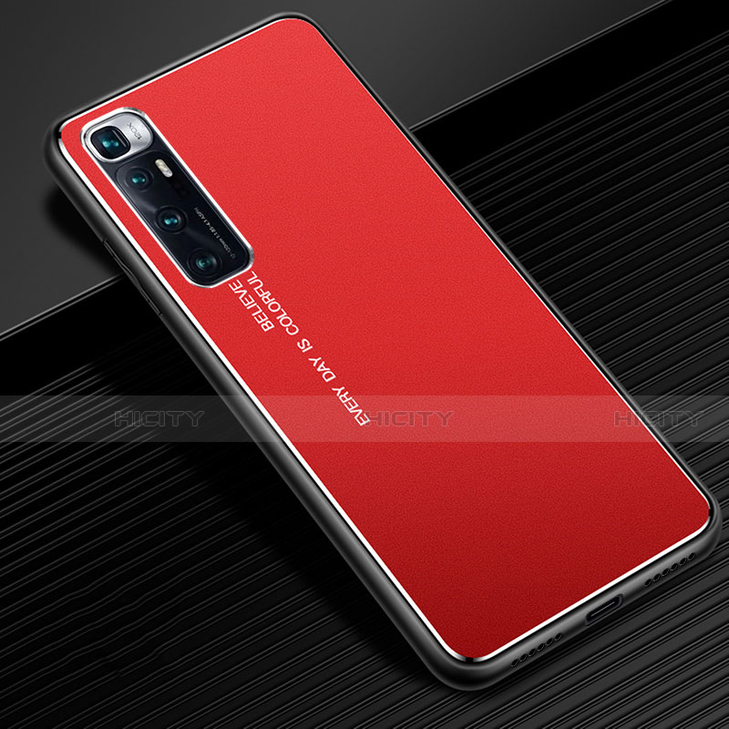 Funda Lujo Marco de Aluminio Carcasa para Xiaomi Mi 10 Ultra Rojo