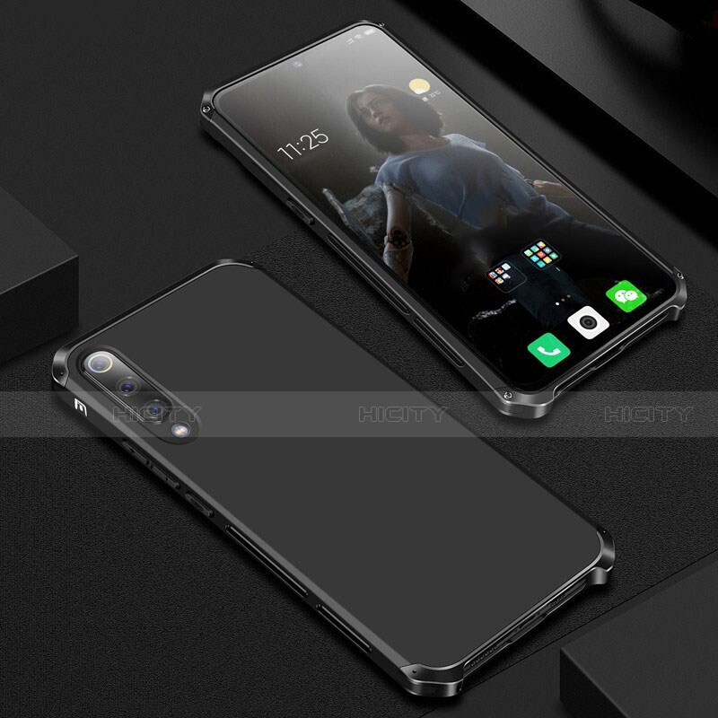 Funda Lujo Marco de Aluminio Carcasa para Xiaomi Mi 9 Pro Negro