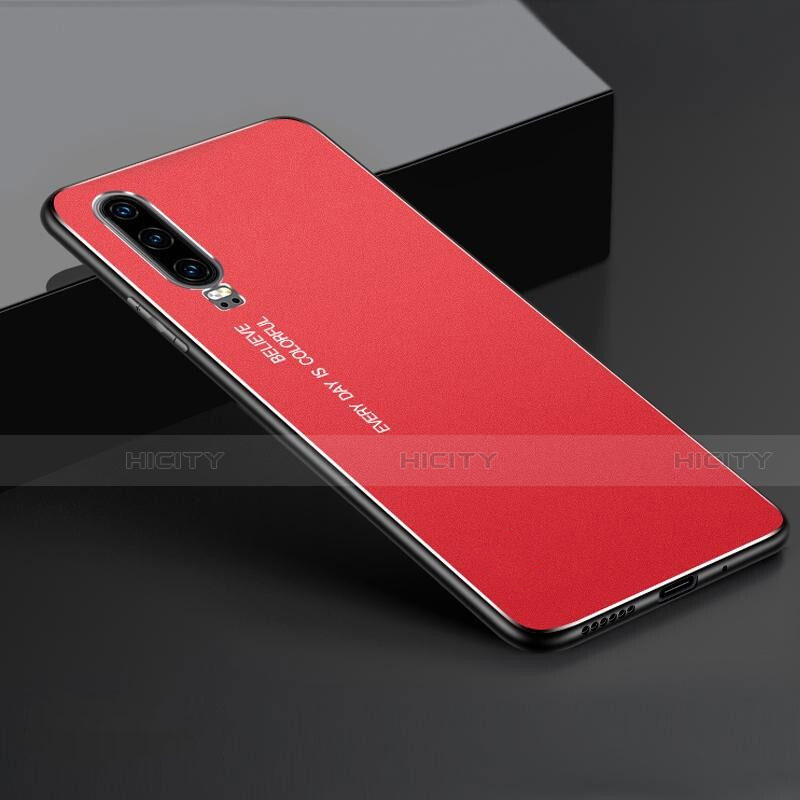 Funda Lujo Marco de Aluminio Carcasa T01 para Huawei P30