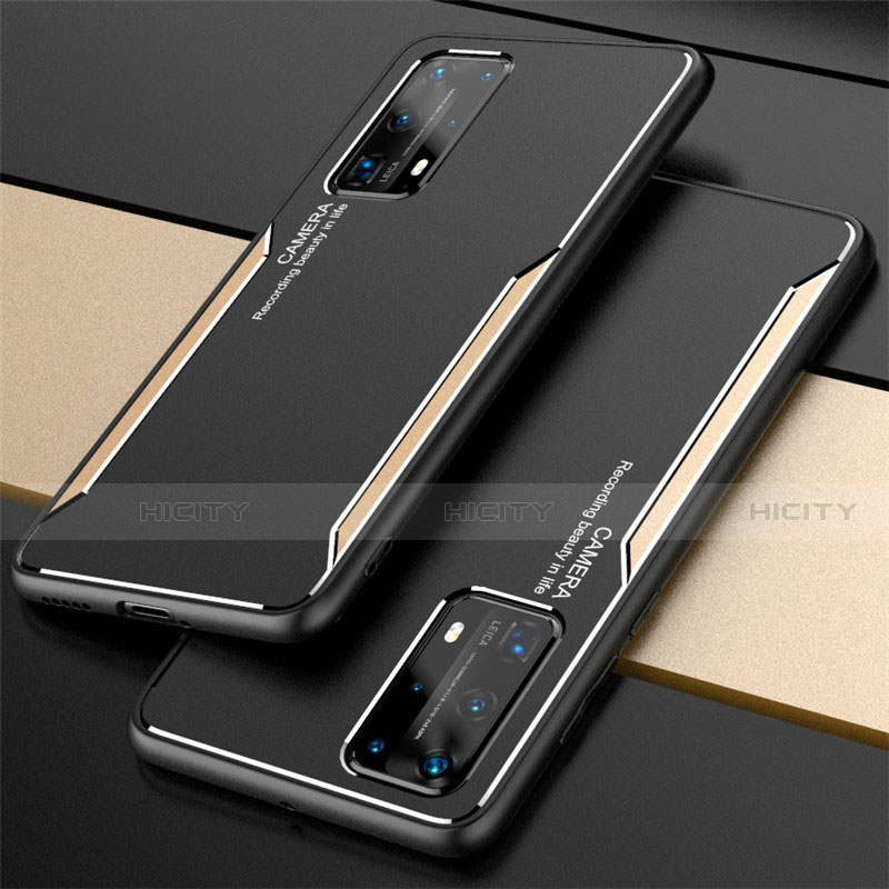 Funda Lujo Marco de Aluminio Carcasa T01 para Huawei P40 Pro+ Plus