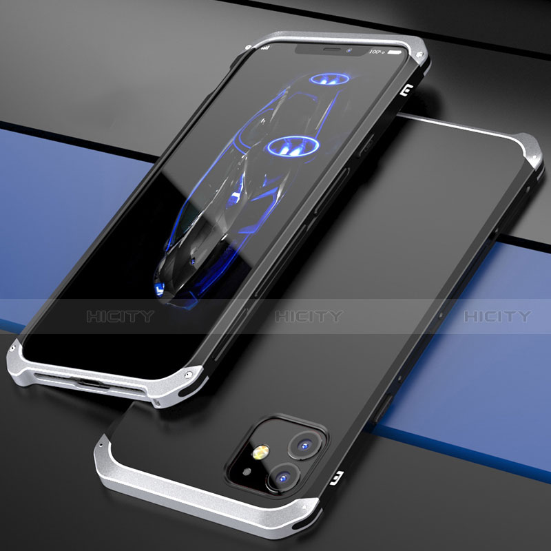 Funda Lujo Marco de Aluminio Carcasa T02 para Apple iPhone 12 Mini