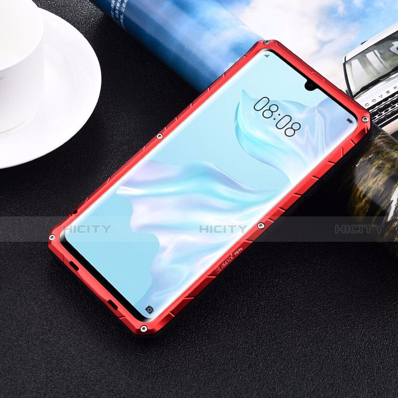 Funda Lujo Marco de Aluminio Carcasa T02 para Huawei P30 Pro