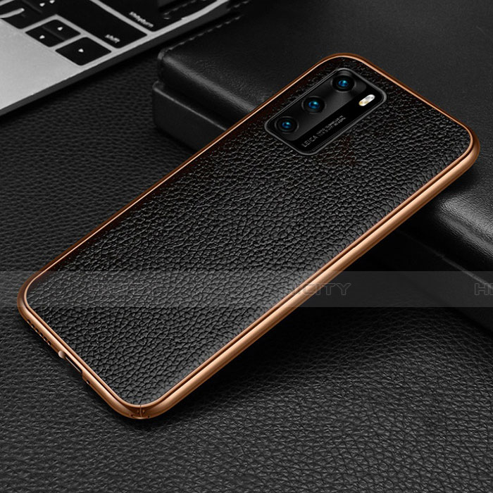 Funda Lujo Marco de Aluminio Carcasa T02 para Huawei P40