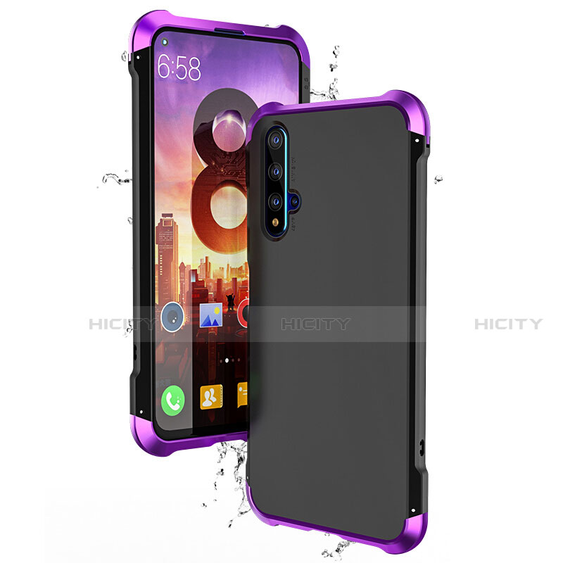 Funda Lujo Marco de Aluminio Carcasa T03 para Huawei Nova 5T