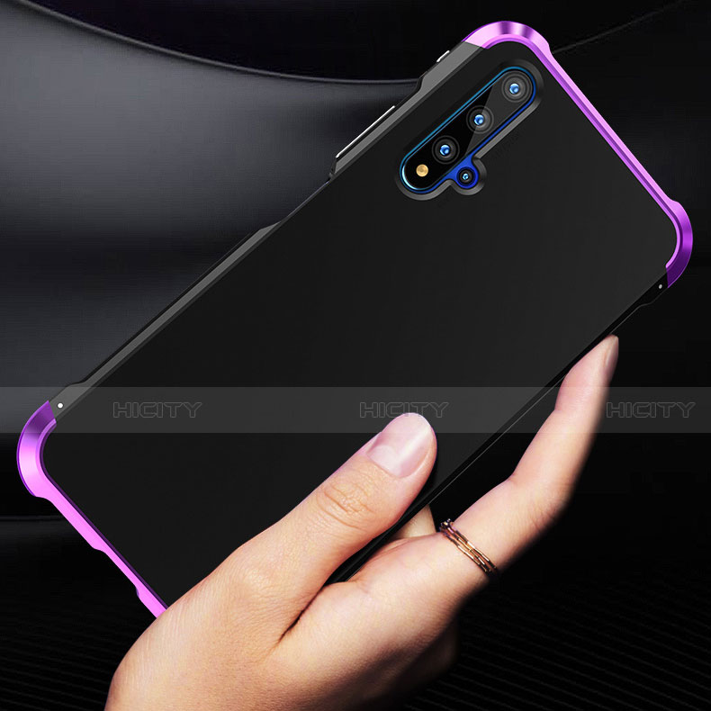 Funda Lujo Marco de Aluminio Carcasa T03 para Huawei Nova 5T