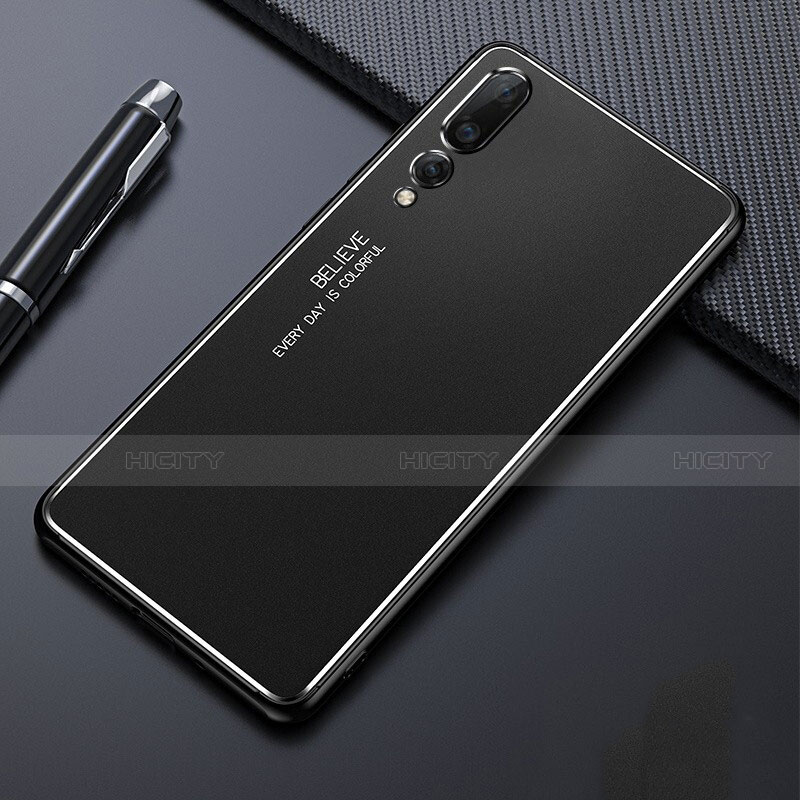 Funda Lujo Marco de Aluminio Carcasa T03 para Huawei P20 Pro